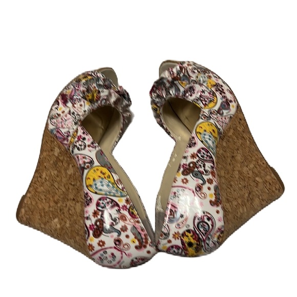 Women’s STEVE MADDEN, Open Toe, Wedges, Multi Colors, Size 6.5 - Picture 6 of 6
